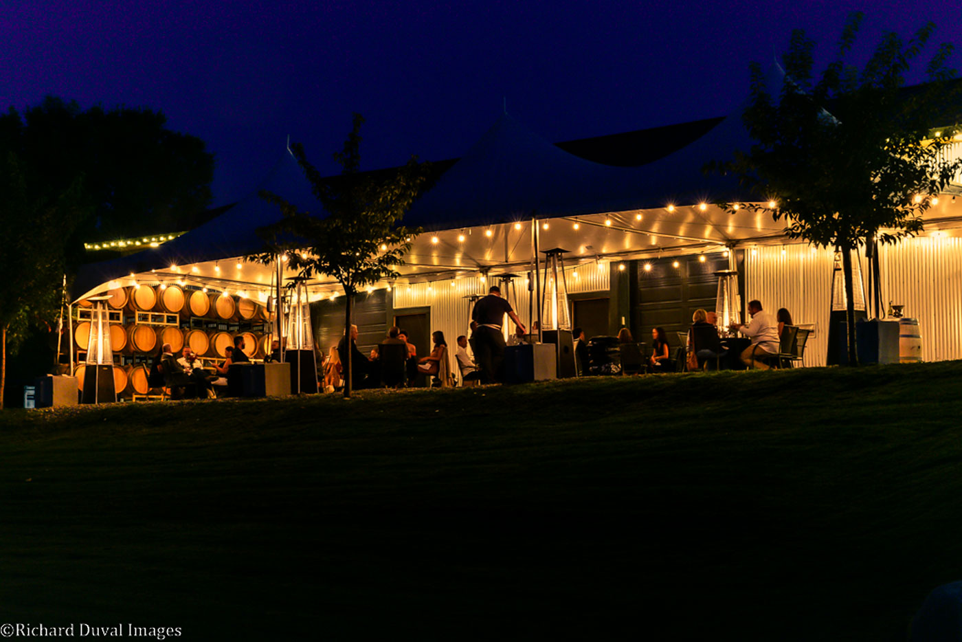 Outdoor live music event at Succession Wines in Lake Chelan, Washington